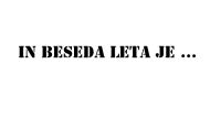 Bo cenzura beseda leta?