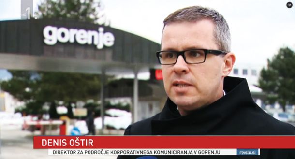 Nova okrepitev Gorenja nekdanji novinar in po novem direktor komuniciranja Denis Oštir 