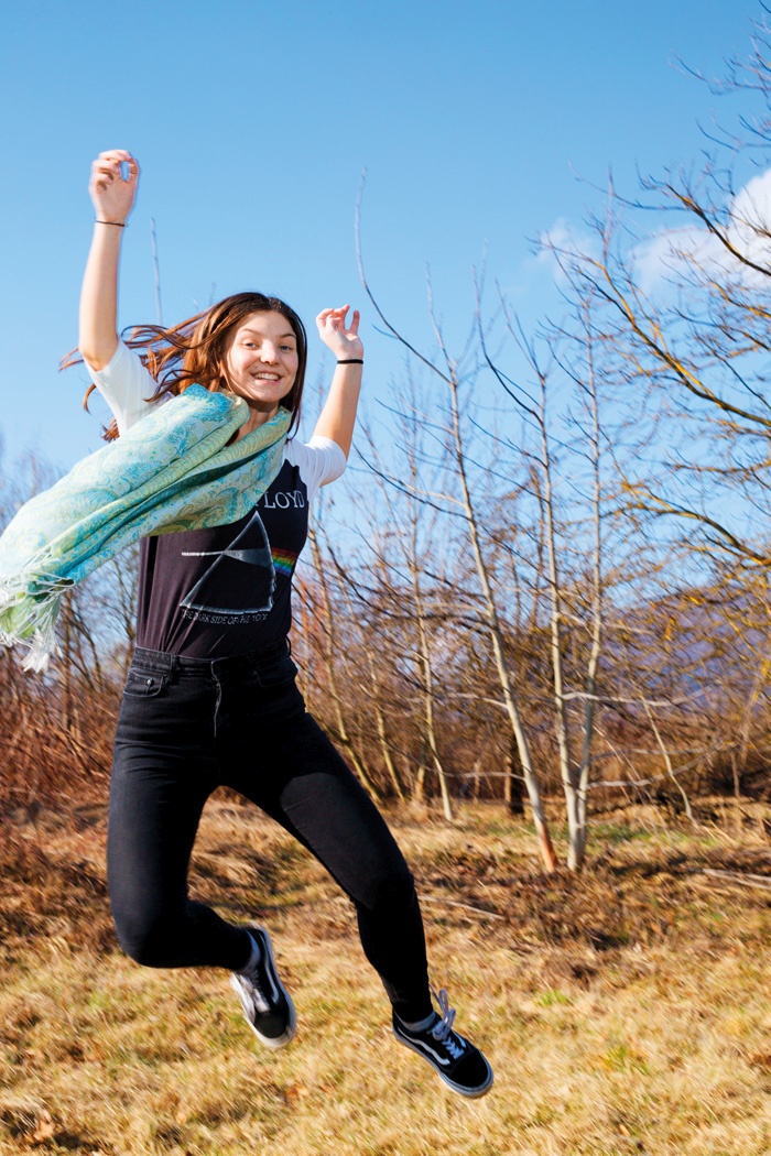 Eva Jocif, dijakinja Gimnazije Šentvid: »Za onesnaževanje narave smo krivi predvsem ljudje, zato bomo morali spremeniti način življenja.«