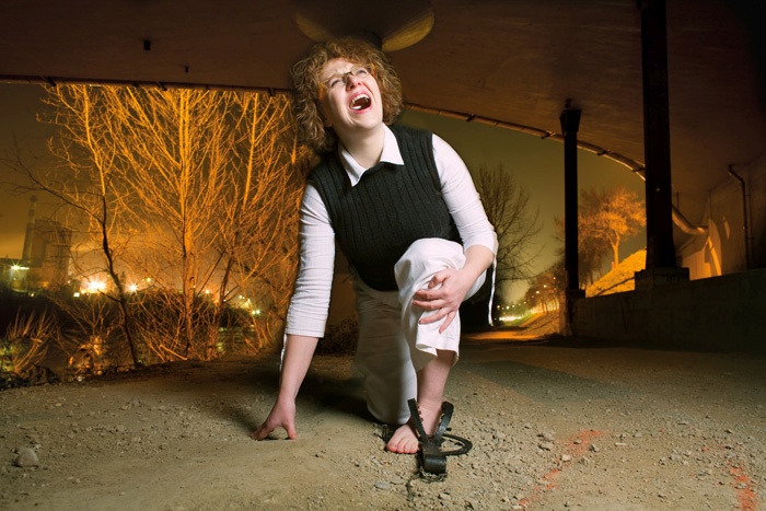 Stanka Hrastelj leta 2008 v Mladini v rubriki Striptiz, predhodnici današnje rubrike Portret