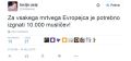 Tvit odvetnice Lucije Ušaj Šikovec, nove podpredsednice antimigrantske stranke 