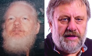 Julian Assange in Slavoj ŽIžek