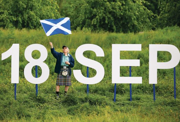 Prvič so Škoti na referendumu glasovali leta 2014 
