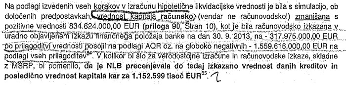 Med uradnim vrednotenjem in vrednotenjem, ki ga je zahtevala komisija, je nastala velika vrzel. So se torej revizijske hiše prej »zmotile« za kar 1,2 milijarde? 