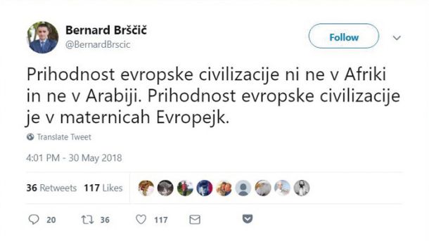 Poveličevanje ene rase: namen Evropejk naj bi bilo rojevanje otrok