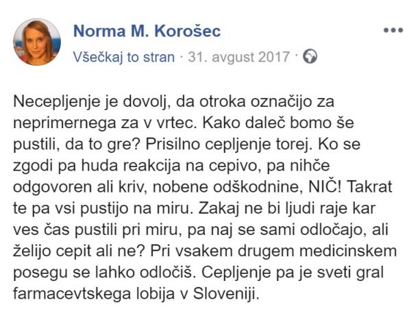 Norma nekoč ... 