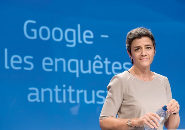 Evropska komisarka za konkurenco Margrethe Vestager, ki se (ne)uspešno bojuje z Googlom 