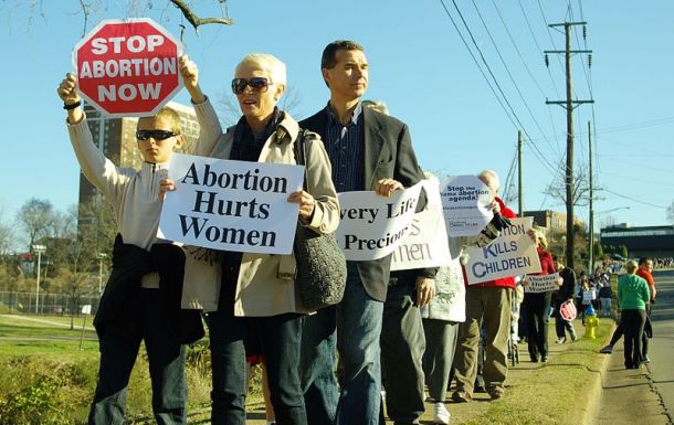 Pro life shod proti pravici do splava v ameriški zvezni državi Tennessee pred nekaj leti