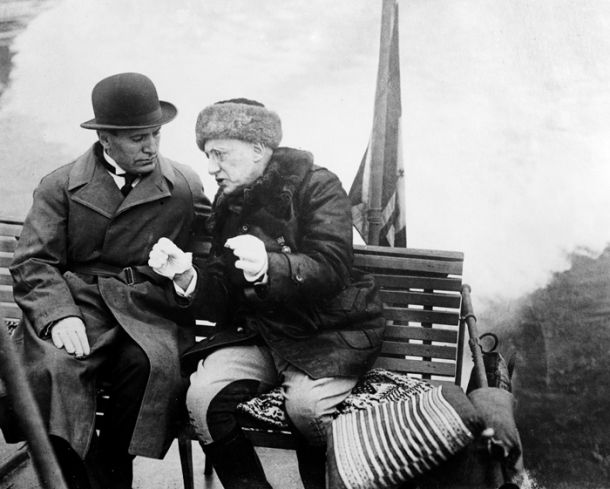 »Mali« in »veliki« duce - Gabriel D’Annunzio in Benito Mussolini 