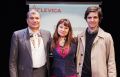 Nekdanji ekvadorski predsednik Rafael Correa ter Violeta Tomić in Luka Mesec 