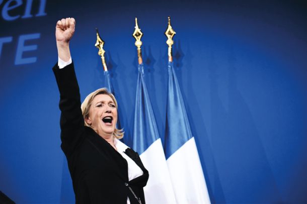 Kupljena francoska Nacionalna fronta  Marine Le Pen: kreditira jo Rusija. 