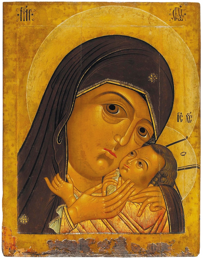 Korsunska Mati božja, prva tretjina 17. stoletja. Muzej umetnosti v Jaroslavlju.