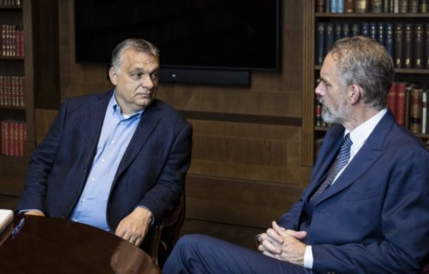 Viktor Orban in Jordan Peterson v Budimpešti 