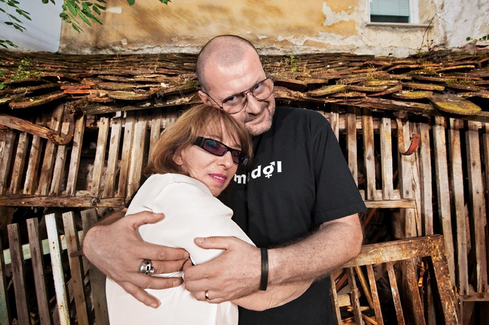 Svetlana Makarovič in Max Modic po intervjuju leta 2011
