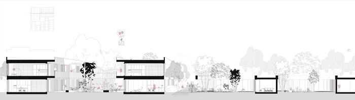 Idejna zasnova vrtnega mesta Davida Grolegerja, letošnjega dobitnika študentskega priznanja Sklada Jožeta Plečnika