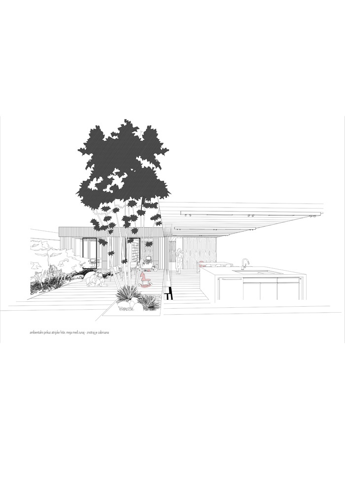 V vrtnem mestu Davida Grolegerja je meja med zunanjostjo in notranjostjo skoraj nevidna