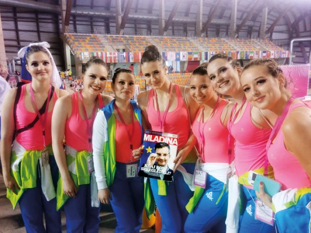 Ekipa Slovenije (ŠK Bleščica) na svetovnem prvenstvu v estetski gimnastiki, Cartagena, Španija 