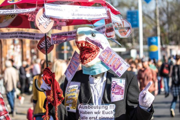 Aprilski protest v Berlinu zaradi previsokih najemnin 