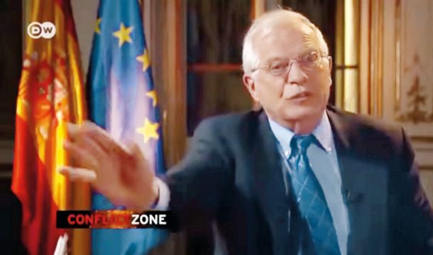 Josep Borrell, zdaj še španski zunanji minister, je zapustil intervju za Deutsche Welle, saj naj bi voditelj »preveč pristransko« drezal vanj z vprašanji o ravnanju s katalonskimi voditelji, zaprtimi v španskih zaporih.
