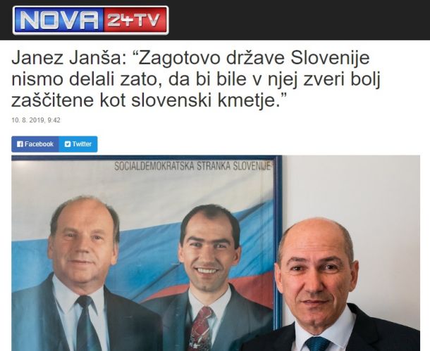 Naslov članka na spletnem portalu Nova24TV