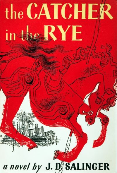 Naslovnica romana v originalu: The Catcher in the Rye