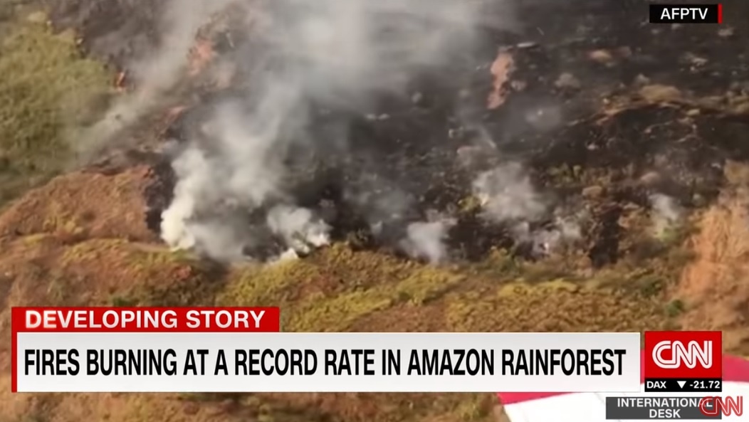 Amazonski pragozd v plamenih 