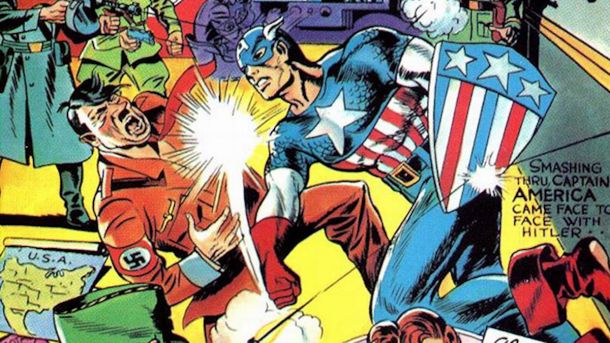 Superjunak Captain America udari Hitlerja