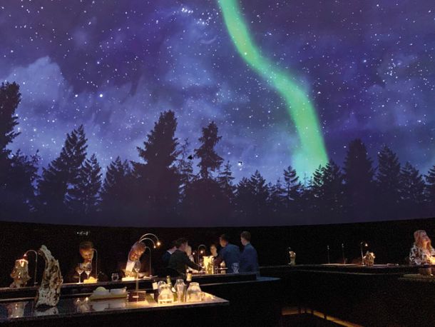 Planetarijska kupola glavne jedilnice