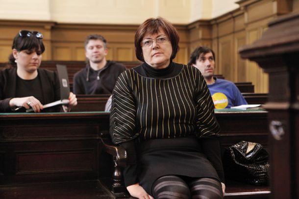 Nekdanja direktorica Vegrada Hilda Tovšak na sojenju v zadevi Čista lopata
