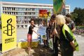 Amnesty International Slovenije je gibanju Mladi za podnebno pravičnost podelil priznanje ambasadorji vesti 2019. 