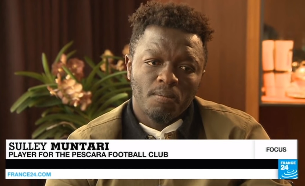 Nogometaš Sulley Muntari je bil v Italiji že večkrat žrtev rasizma navijačev