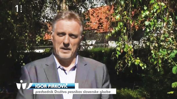 Igor Pirkovič nas je tokrat gledal v oči kot predsednik društva pesnikov slovenske glasbe