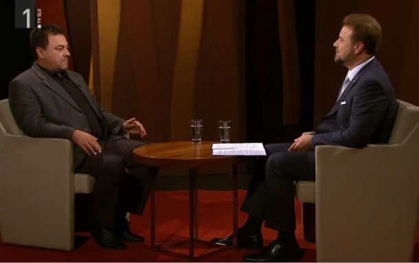 Radonjić in Možina v oddaji Intervju
