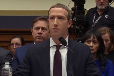 Mark Zuckerberg na zaslišanju pred ameriškim kongresom