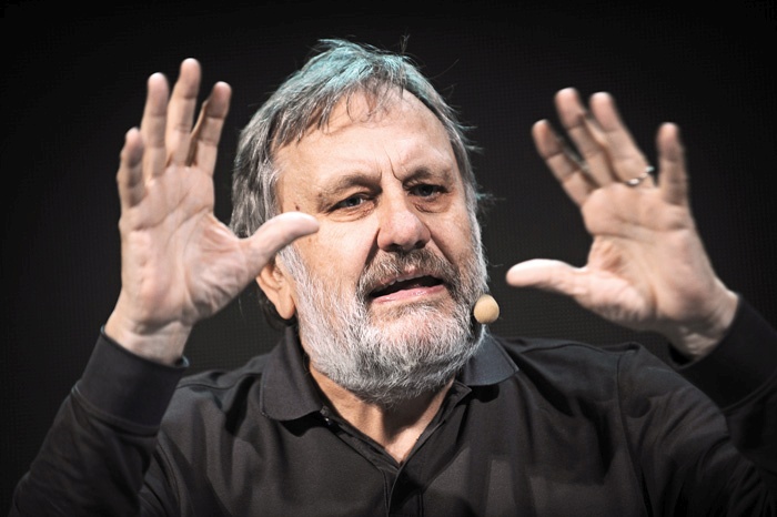 Slavoj Žižek: »Čaka nas zahtevna leninistična naloga, kako vse večje nezadovoljstvo organizirati v obsežno, usklajeno gibanje«.