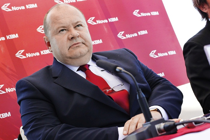 Aleš Hauc v času, ko je vladal NKBM-ju