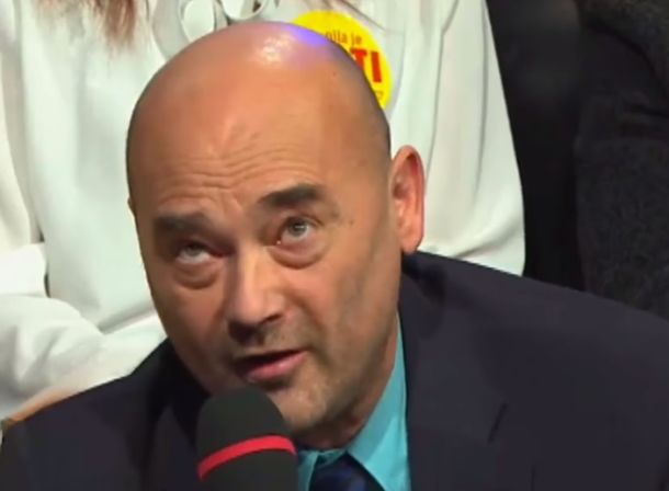 Protest proti gostovanju Romana Vodeba na knjižnem sejmu v Cankarjevem domu