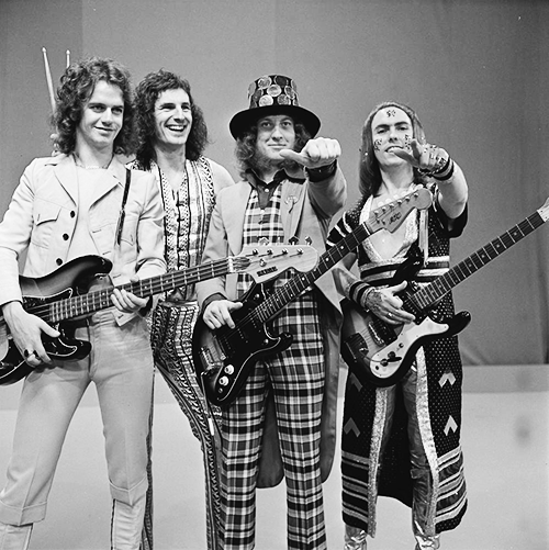 Slade leta 1973 v oddaji Top of the Pops na BBC 
