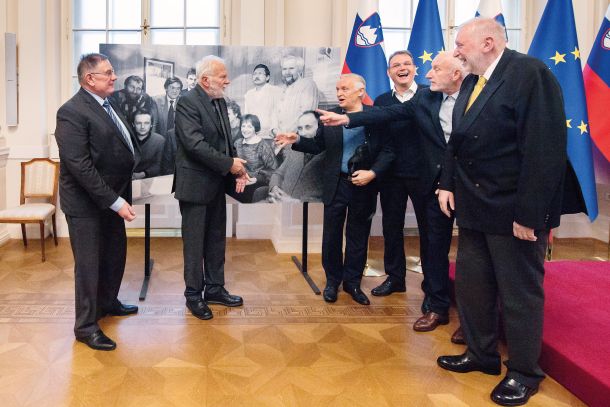 Sprejem pri predsedniku Borutu Pahorju v počastitev 30. obletnice Demosa 