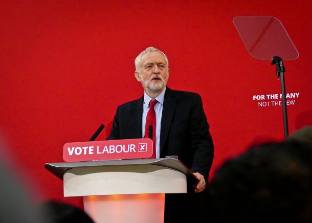 Jeremy Corbyn, (zaenkrat še) vodja laburistov