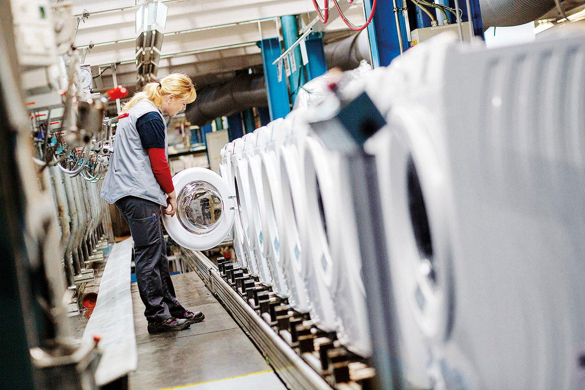 Proizvodnja Gorenjevih pralnih strojev v Velenju