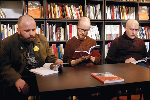 Dejan Koban, Miha Maurič, Davorin Lenko: Poetikonov literarni večer; Center za poezijo Tomaža Šalamuna, LJ 