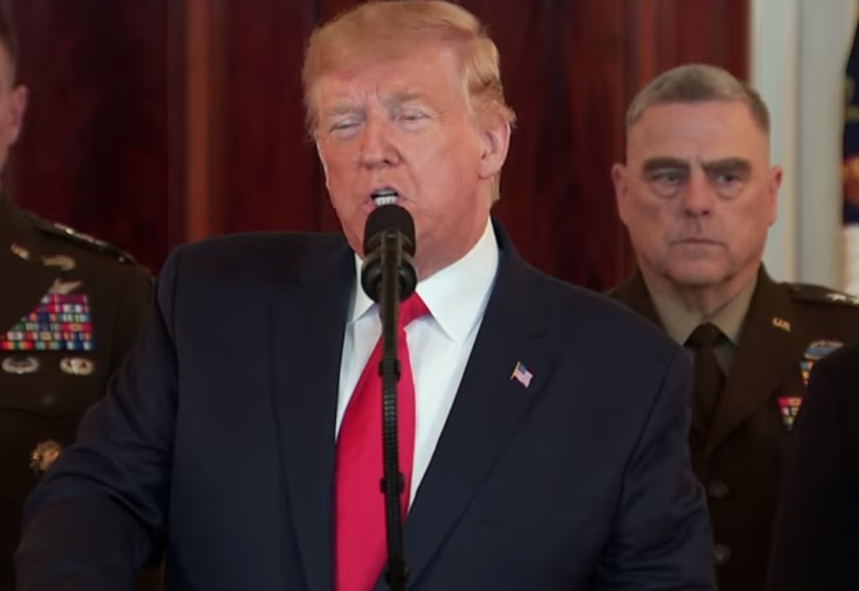 Predsednik ZDA Donald Trump na današnji novinarski konferenci