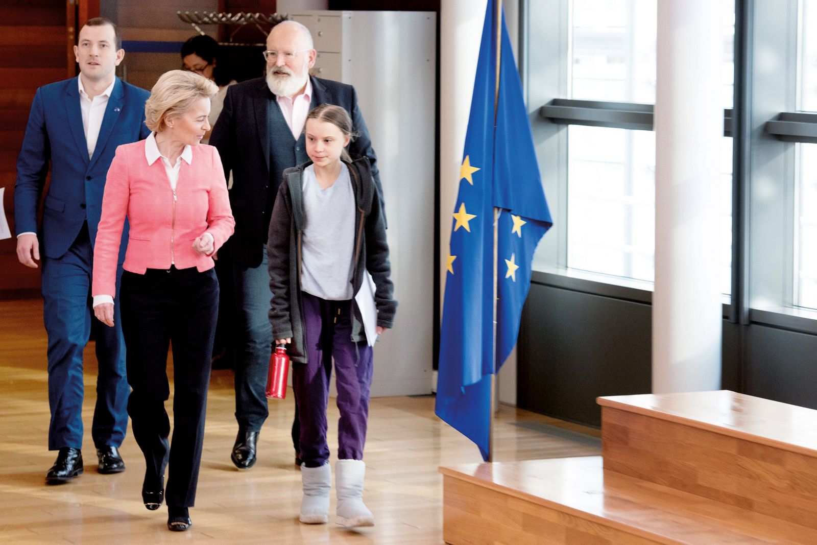 Greta Thunberg na obisku pri Ursuli von der Leyen | Twitter Ursula von der Leyen