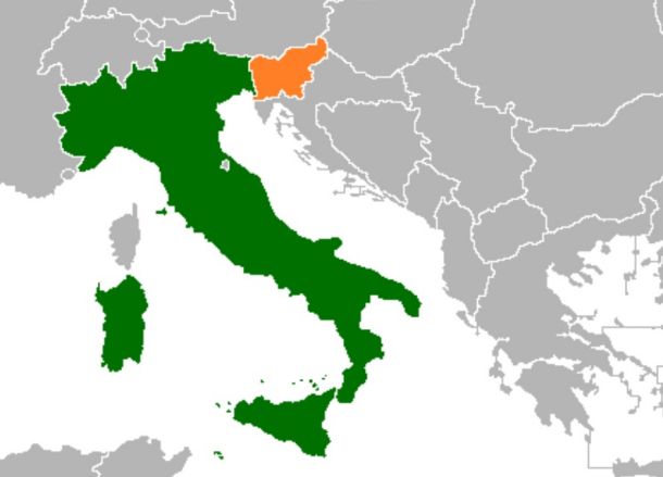 Italija, Slovenija