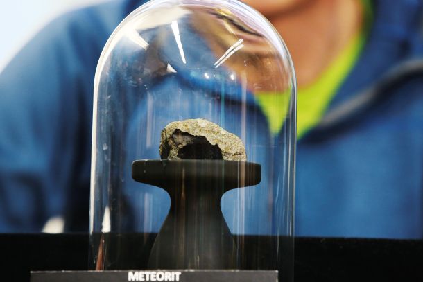 Meteorit »Novo mesto«, ki je pred časom padel na jugovzhodu Slovenije