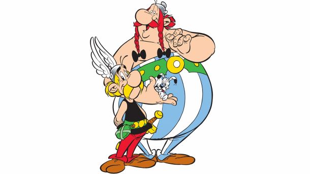 Asterix in Obelix, Uderzova stripovska junaka 