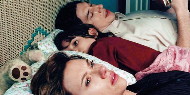 Scarlett Johansson in Adam Driver v filmu Marriage Story:  Ločitev je boj za preživetje