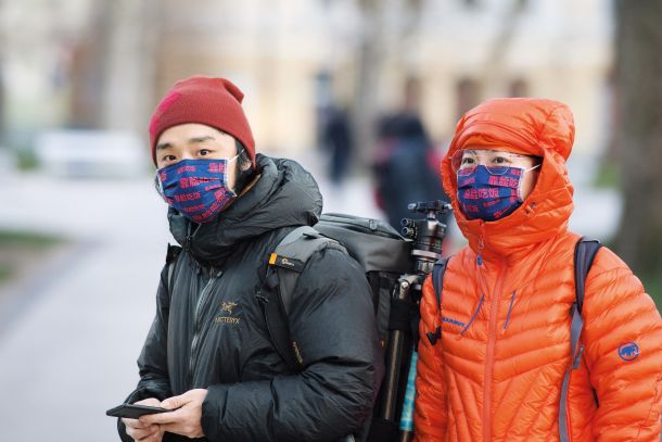 Zadnja dva turista v Ljubljani, 15. marec 2020 