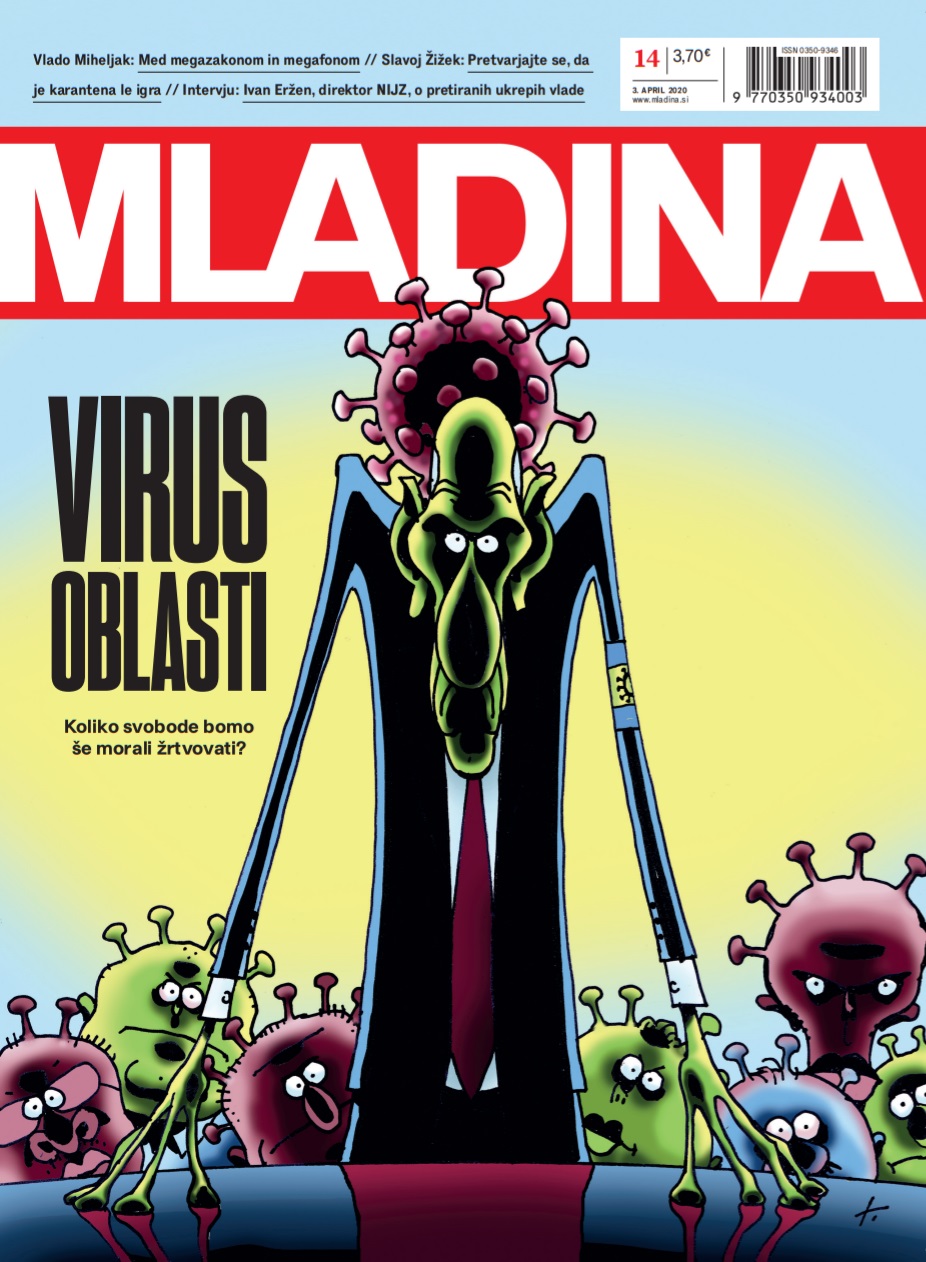 To je naslovnica jutrišnje Mladine